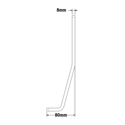 34-270-0 MODULAR SOLUTIONS FLOOR FASTENING BRACKET 270